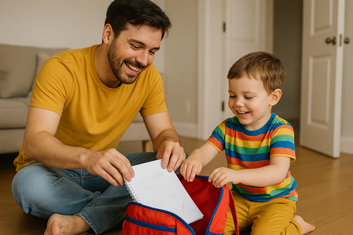 آماده کردن وسایل مهد کودک