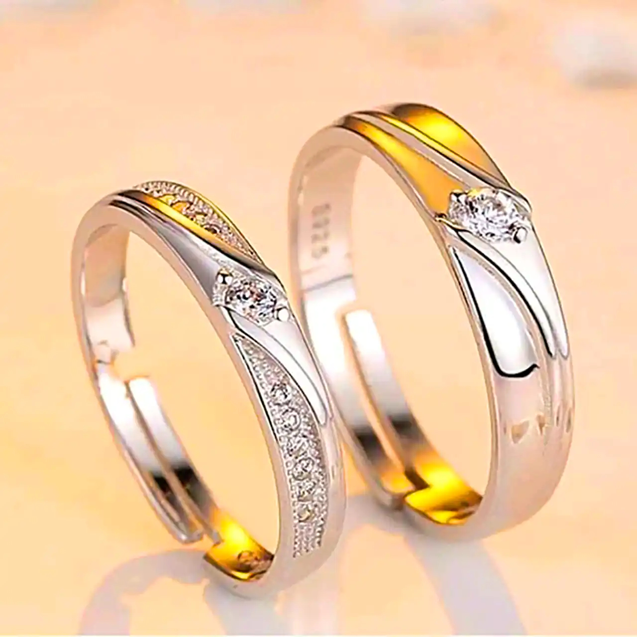 حلقه ست نقره شیک