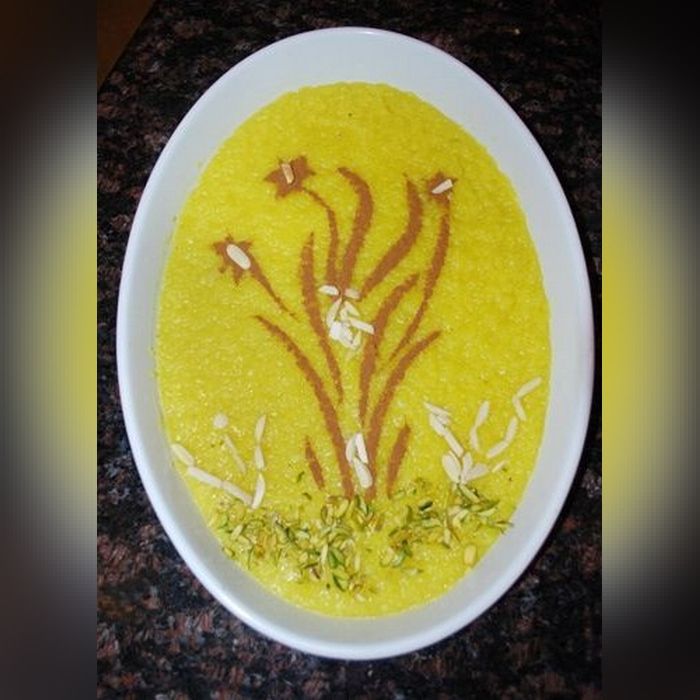 مدل تزیین شله زرد 1401