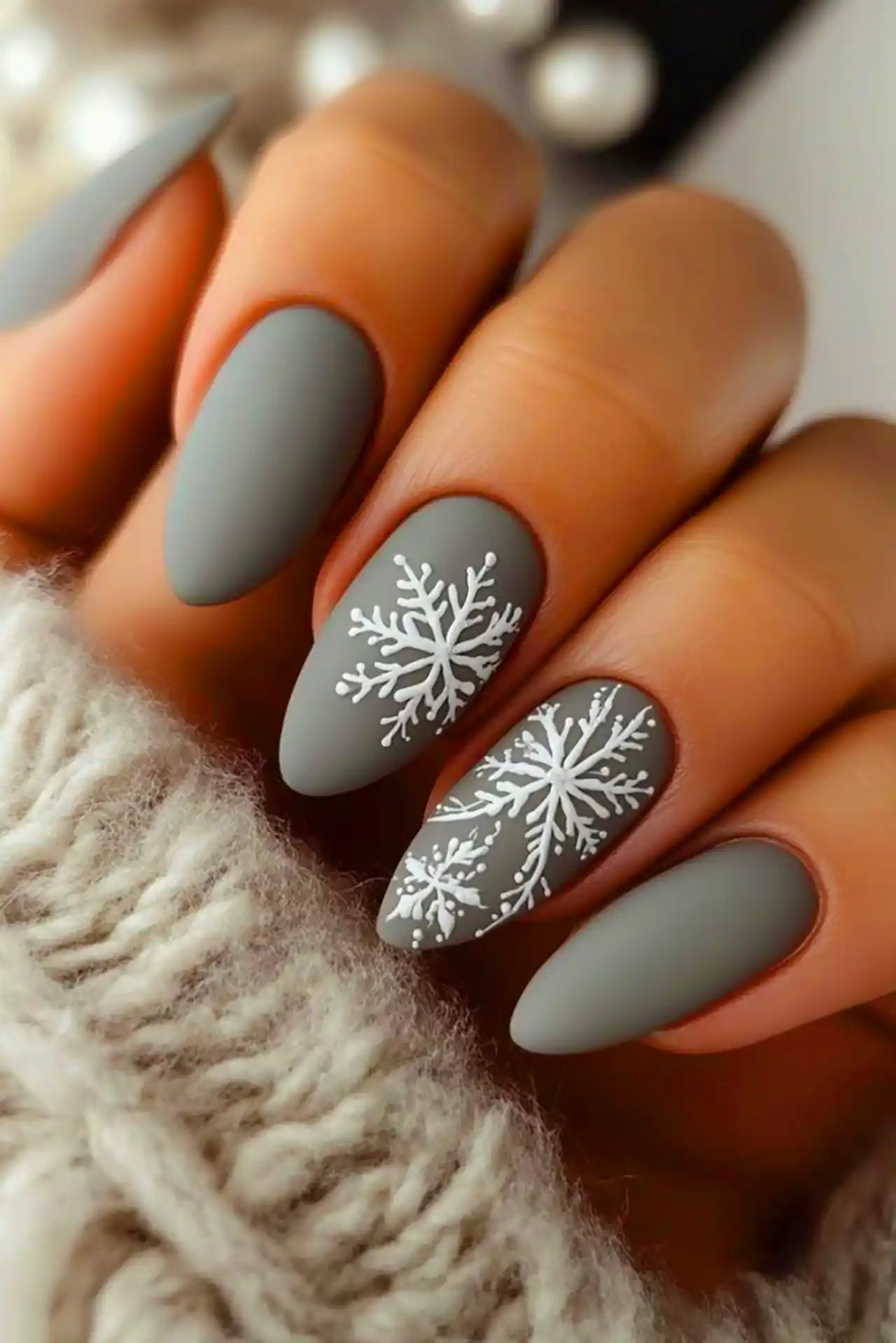 مدل ناخن با طرح زمستونی