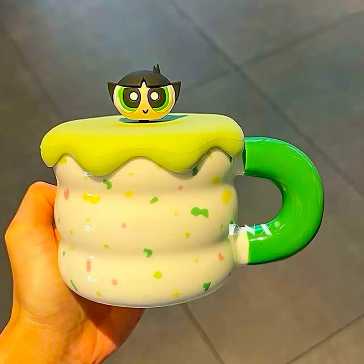 ماگ سرامیکی سبز شیک