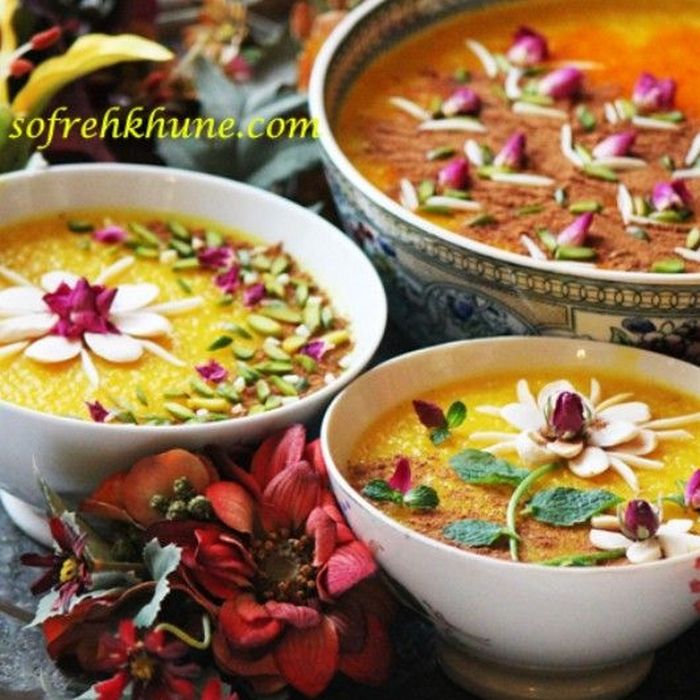 مدل تزیین شله زرد 1401