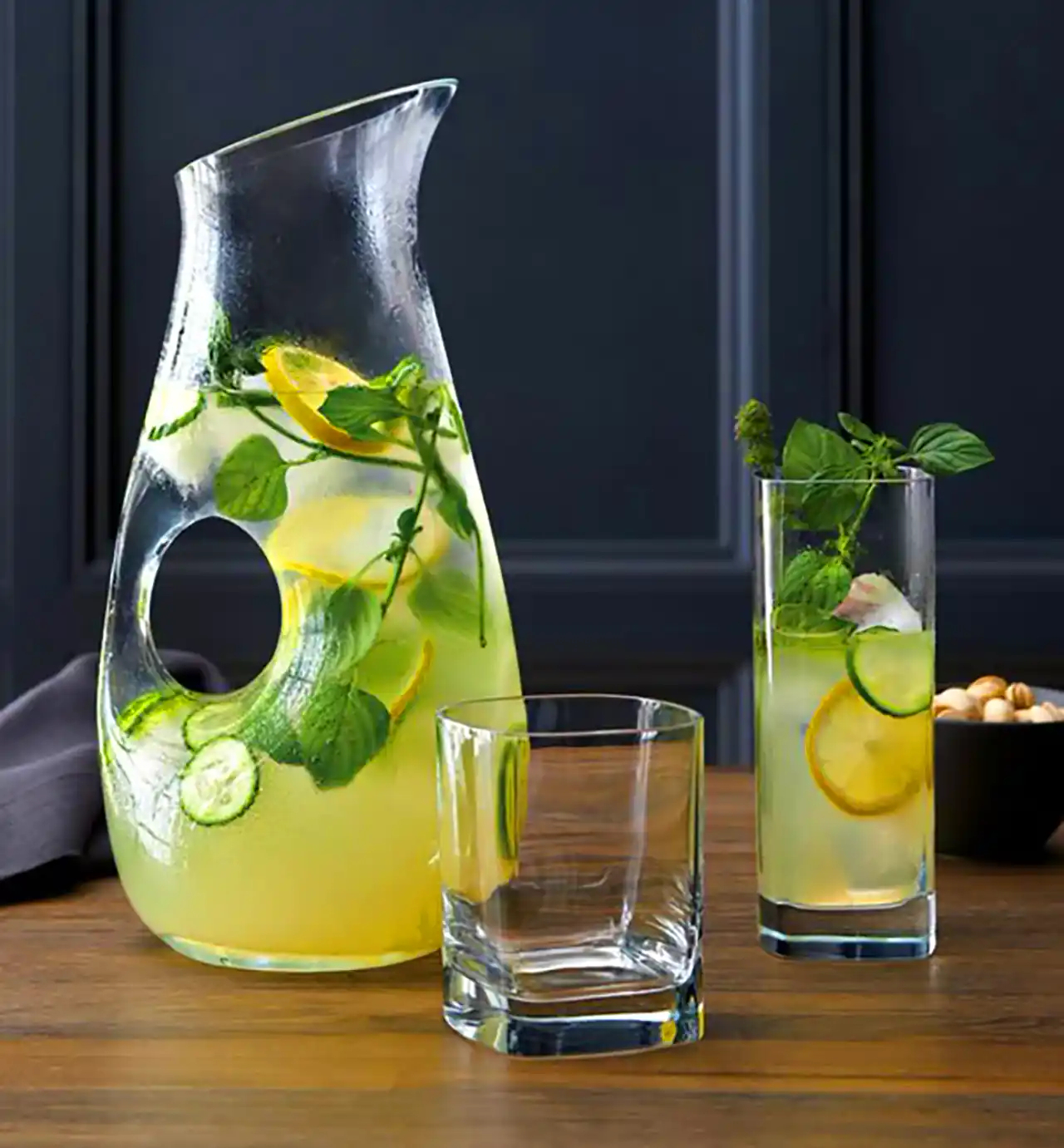 ست پارچ و لیوان کریستال