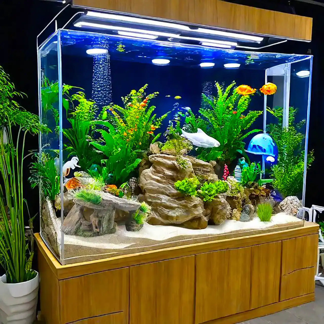 مدل اکواریوم شیک + زیباترین مدل های اکواریوم شیک و لاکچری و خفن