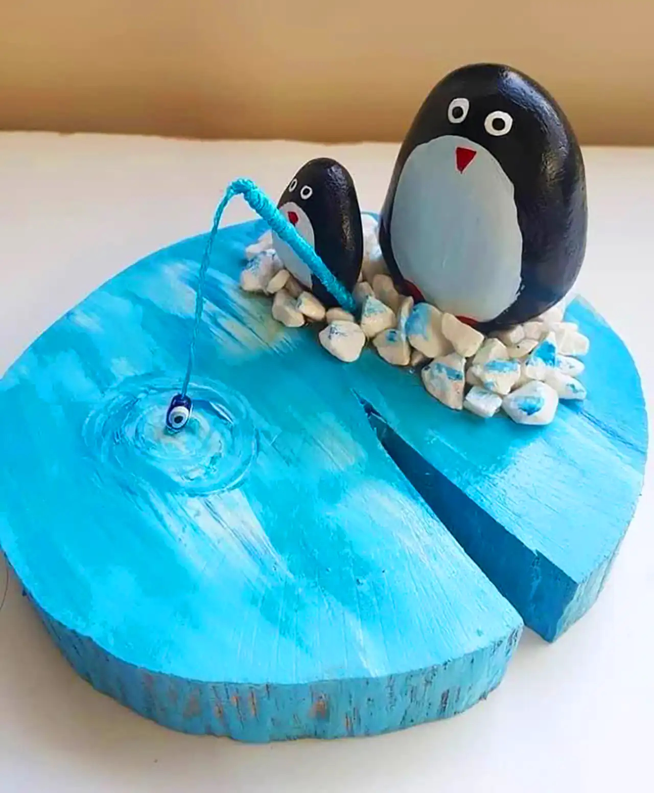 کاردستی خلاقانه با سنگ رودخانه