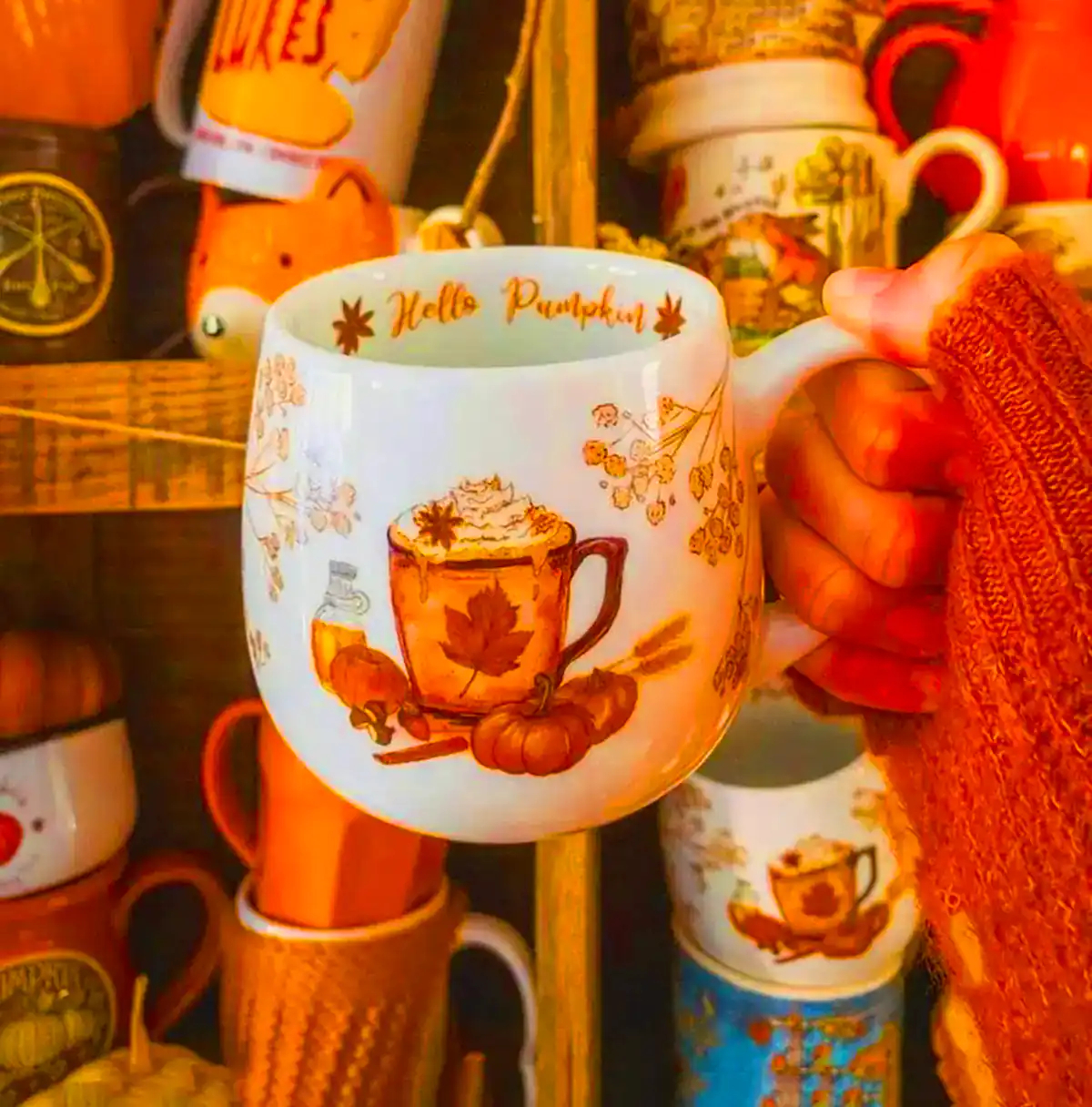ماگ سرامیکی پاییزی
