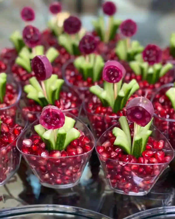 تزیین انار شب یلدا