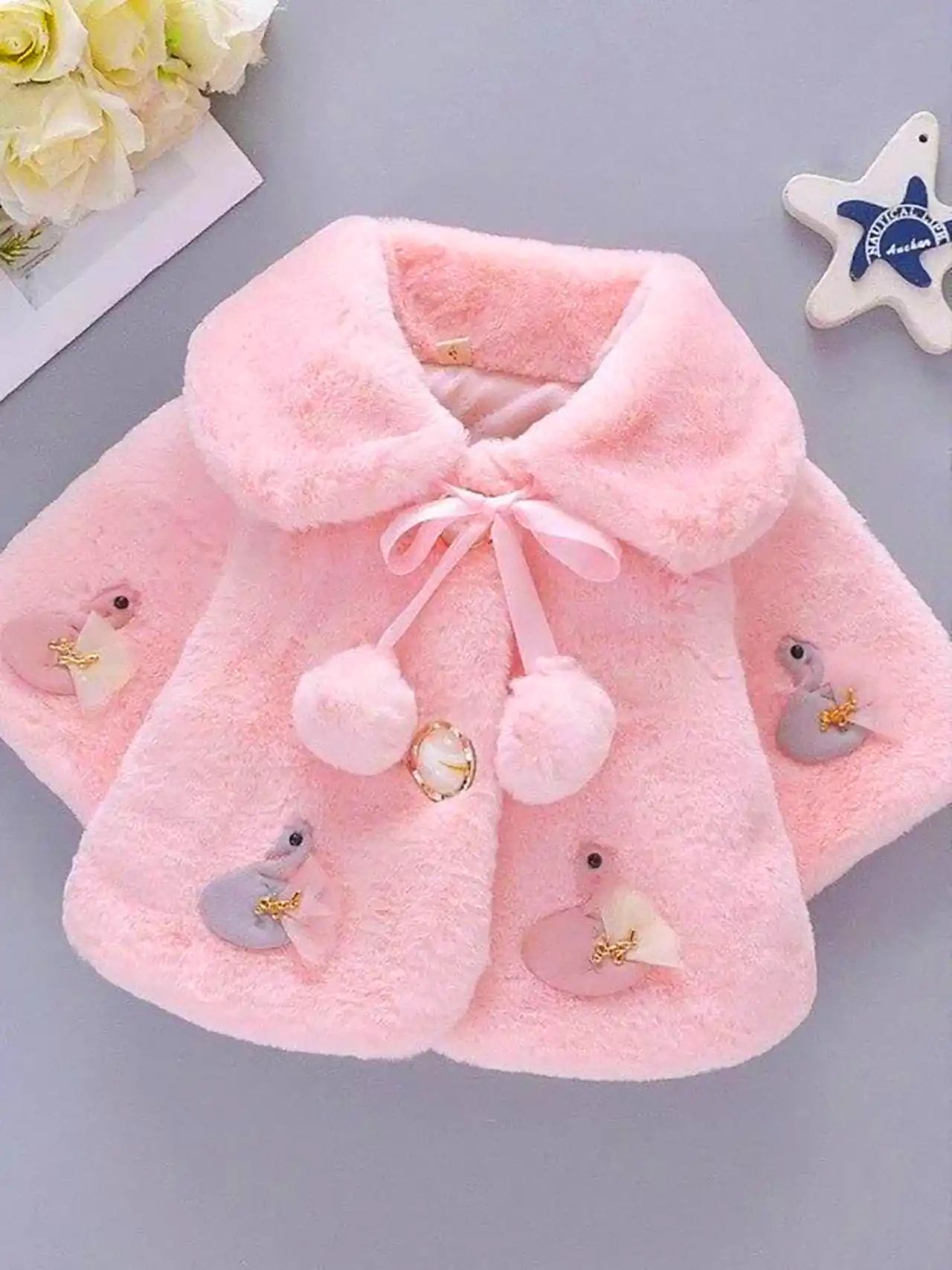 کاپشن تدی بچه گانه زیبا