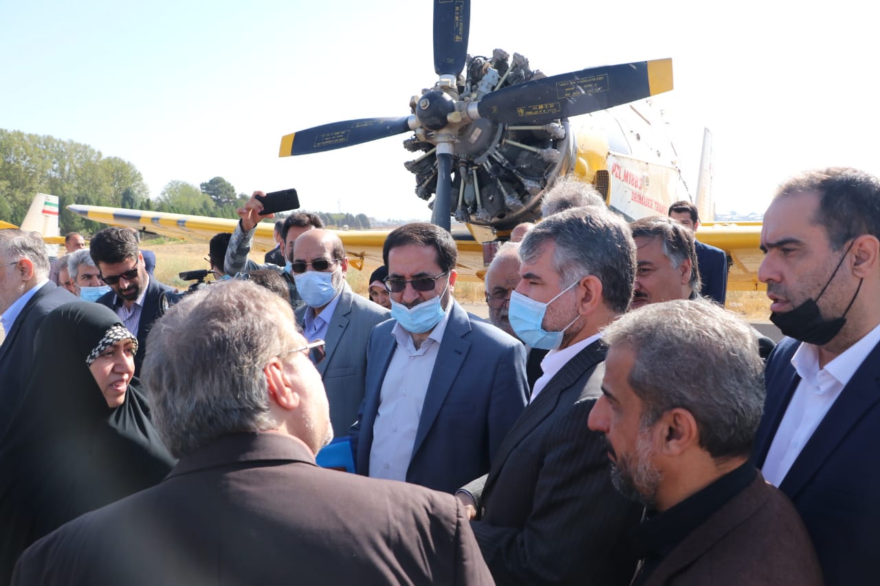 وزیر جهاد بازدید از فرودگاه قزوین 3