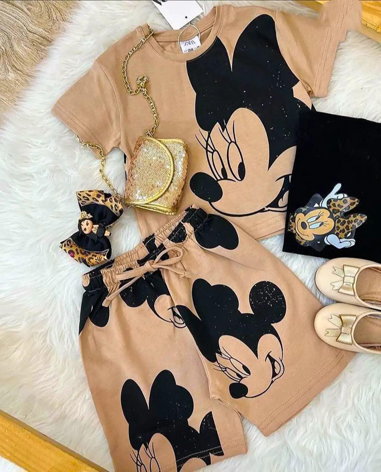 پیراهن شلوار میکی موس