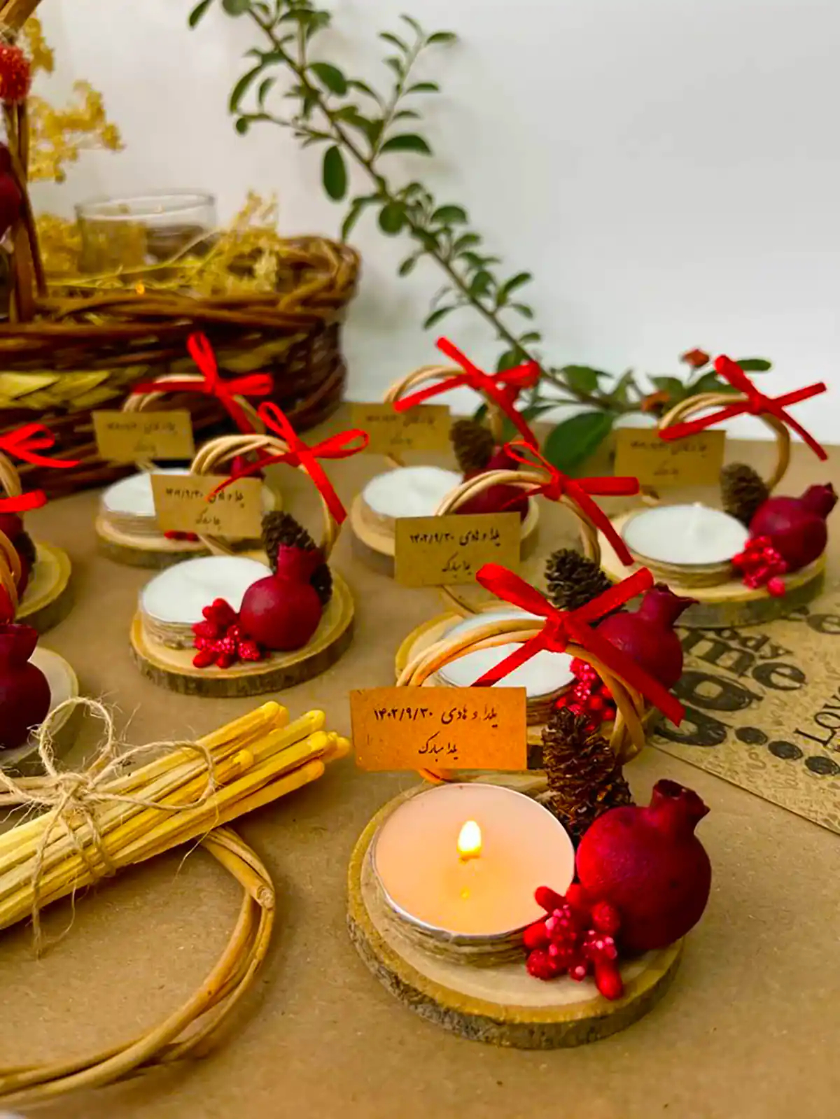 شمع فانتزی یلدایی