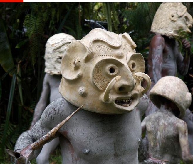 تصاویر وحشتناک از قبیله ای در پاپواگینه نو