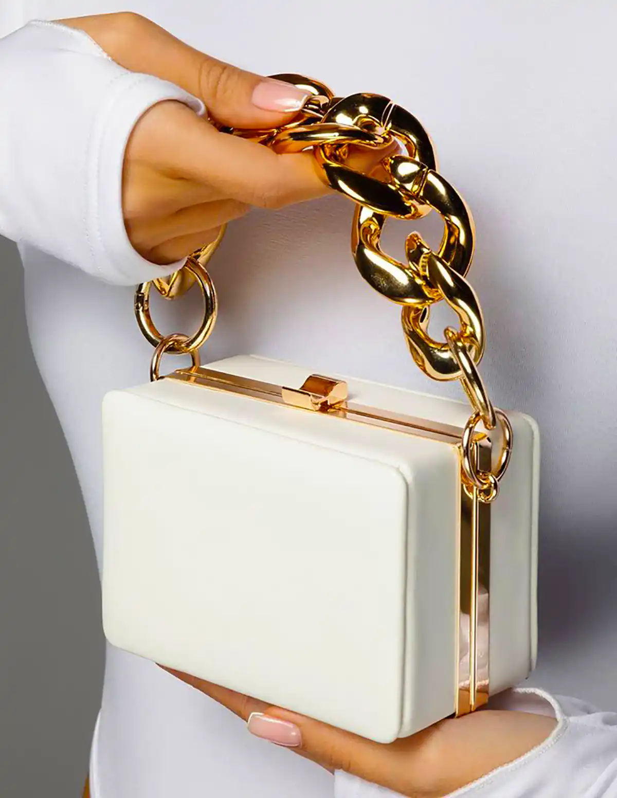 کیف سفید نوعروس