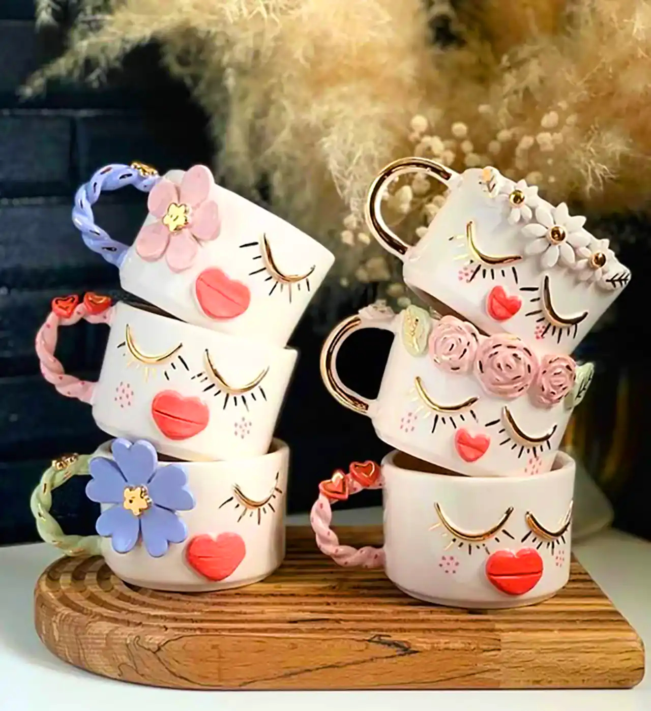 فنجون سفالی شیک 