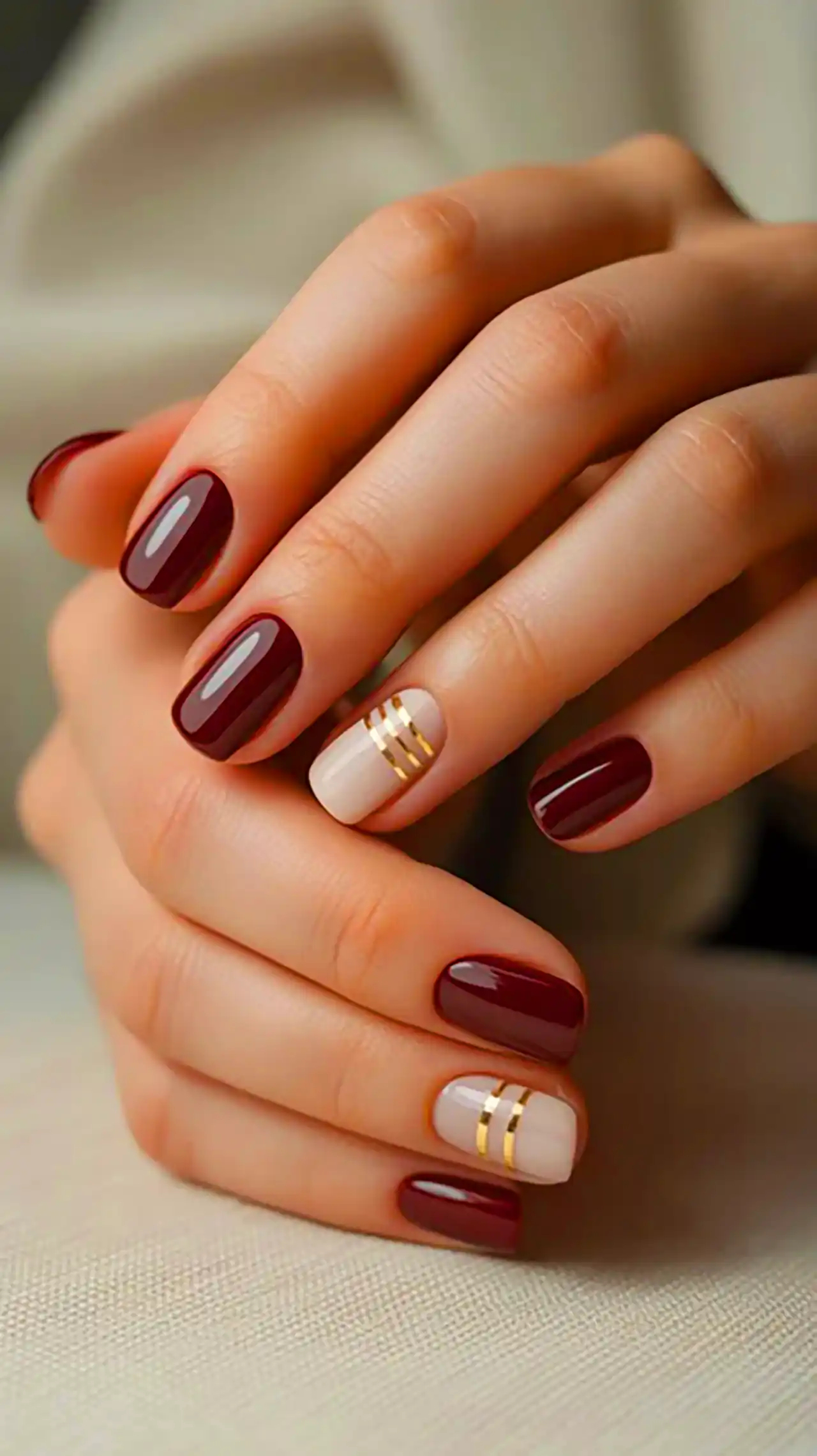 مدل ناخن کوتاه و ظریف 