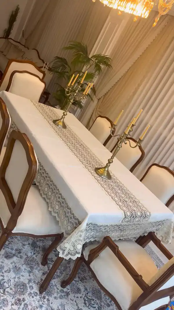 مدل رومیزی ناهار خوری شیک
