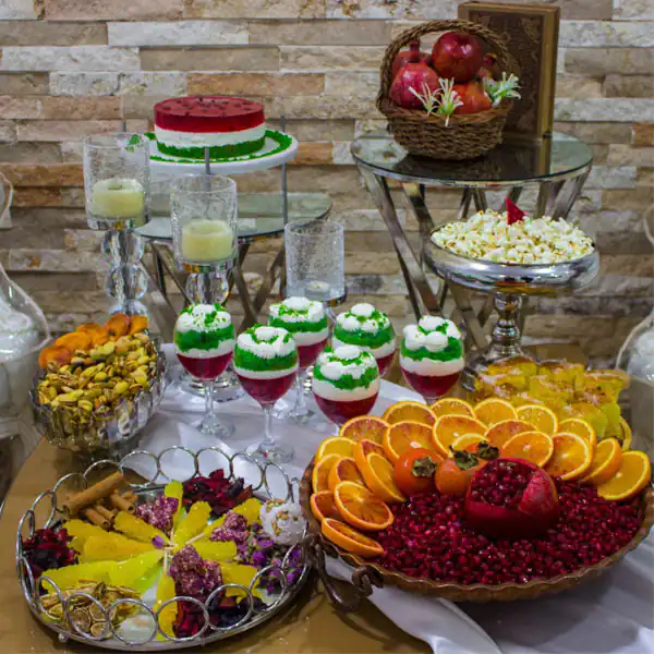 تزیین انار شب یلدا