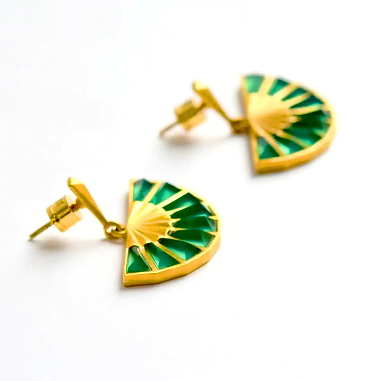 گوشواره فانتزی طرح برگ