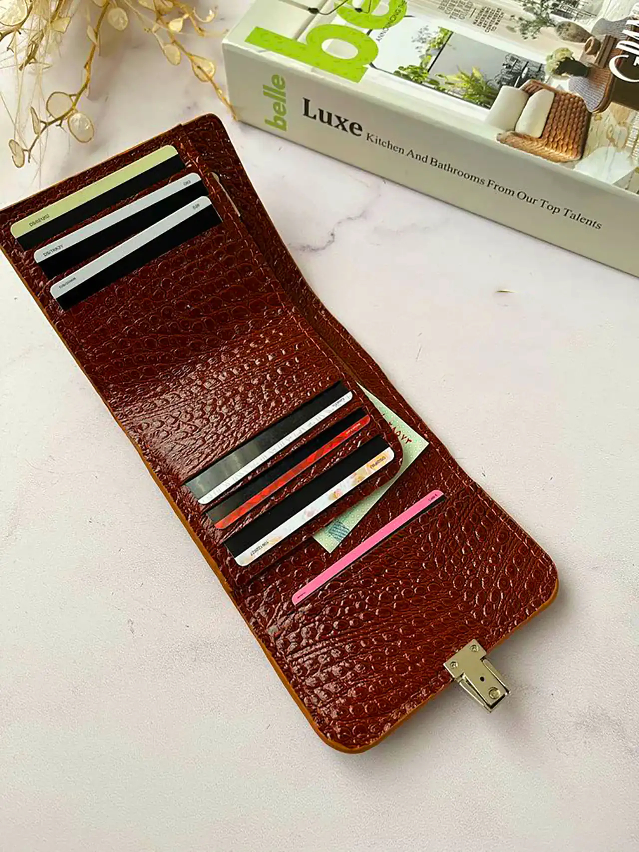 کیف پول چرم دست دوز