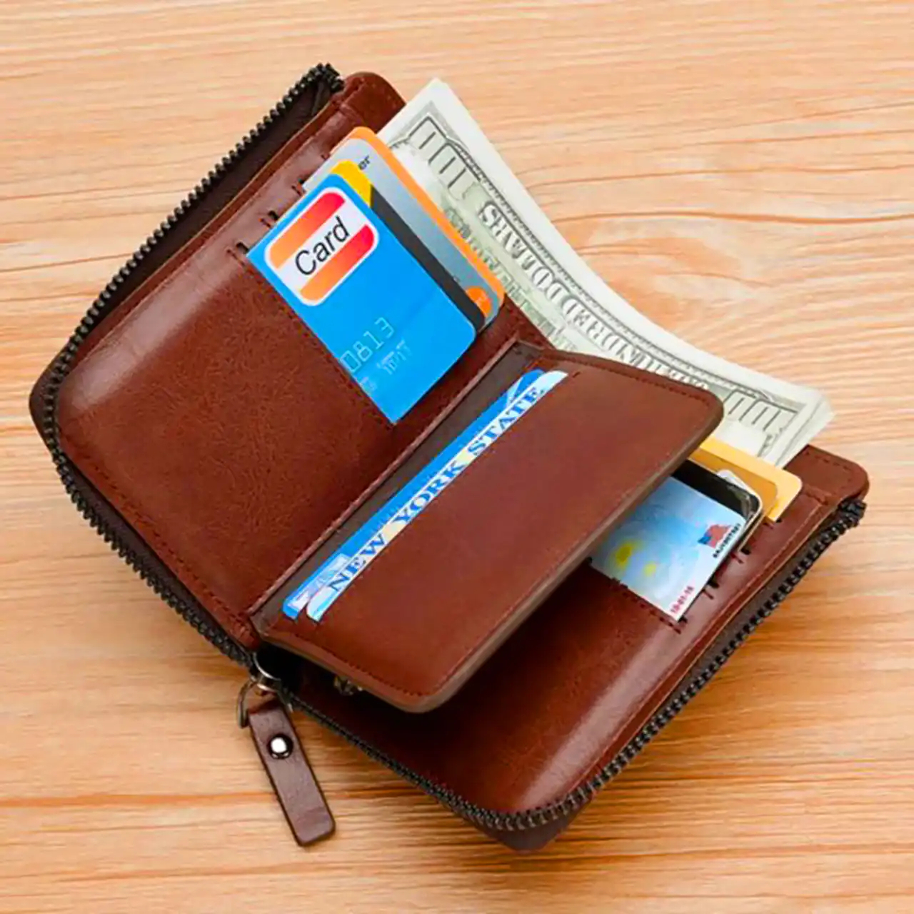 کیف پول چرم دست دوز