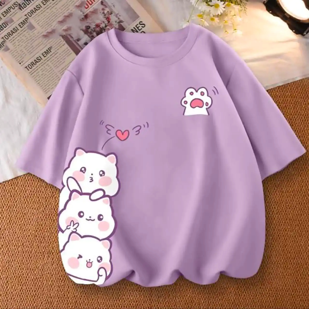 تیشرت لانگ دخترانه