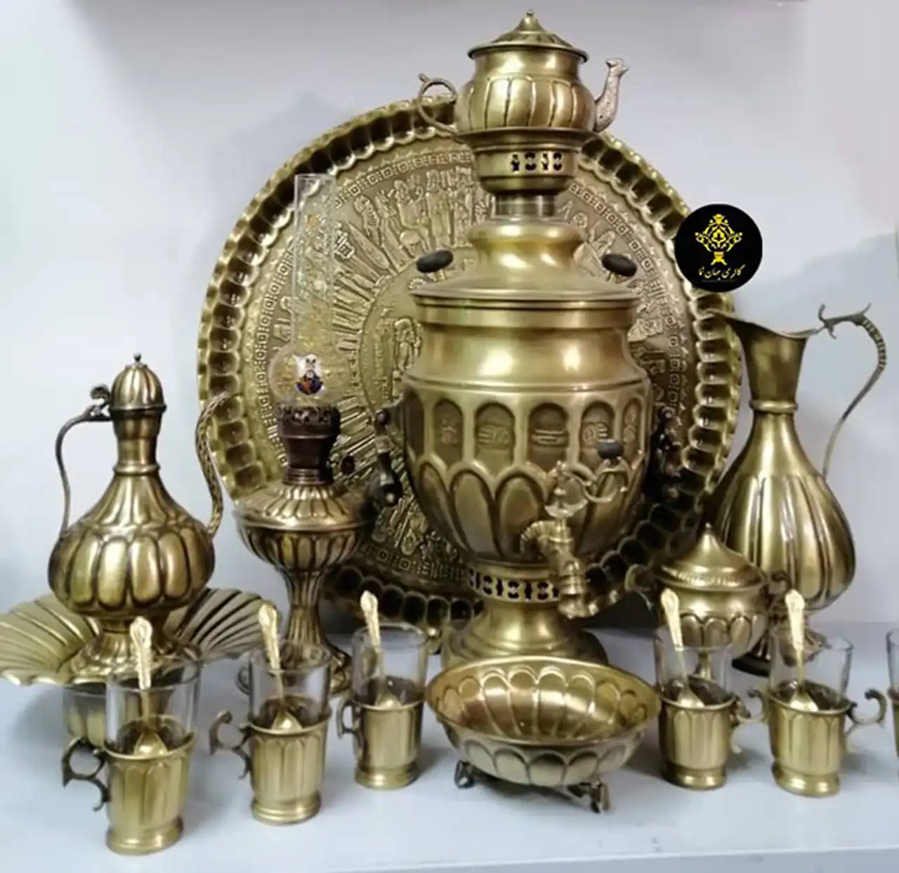 ظروف برنجی + زیباترین مدل های ظروف برنجی ترند امسال بسیار شیک و لاکچری