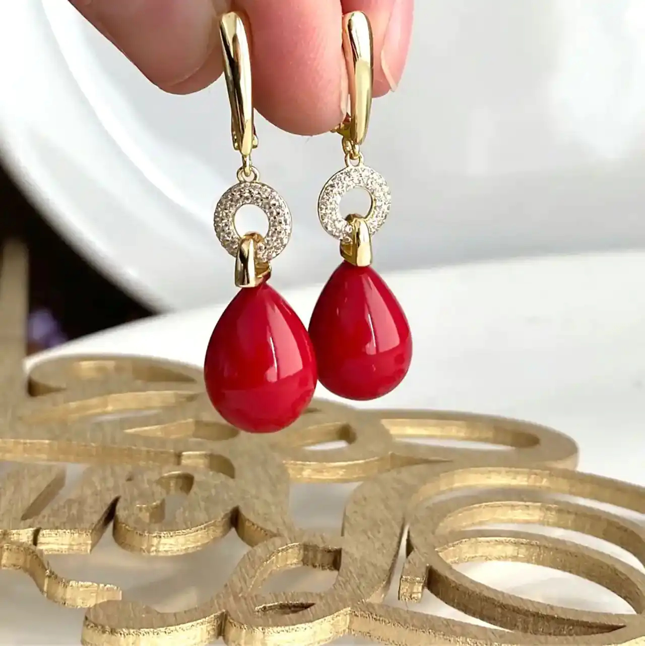 مدل گوشواره شب یلدا + زیباترین مدل های گوشواره مخصوص شب یلدای امسال