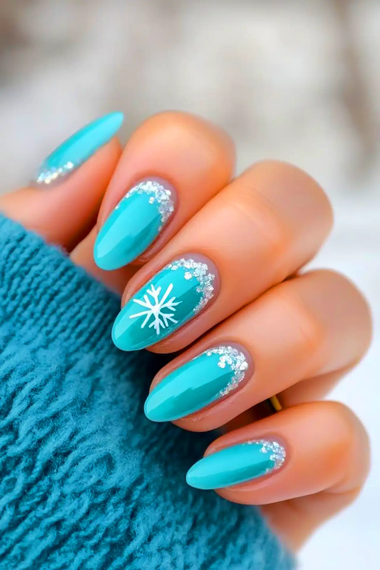 مدل ناخن با طرح زمستونی