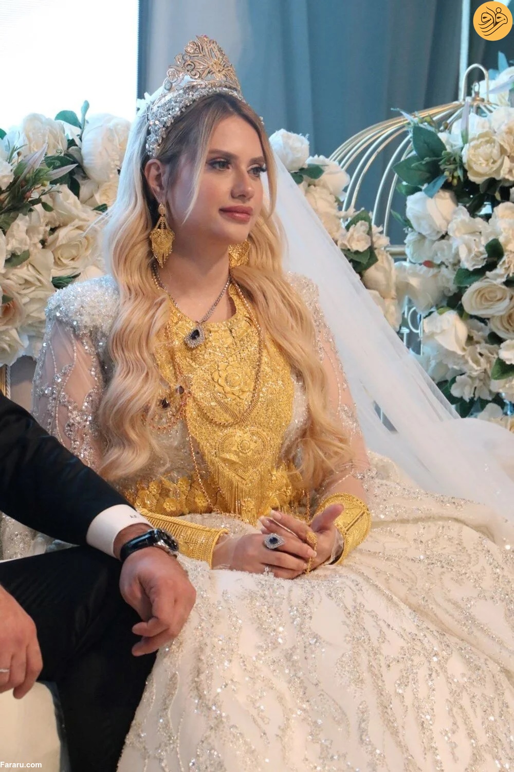 عروس خانم با 4 کیلو طلا