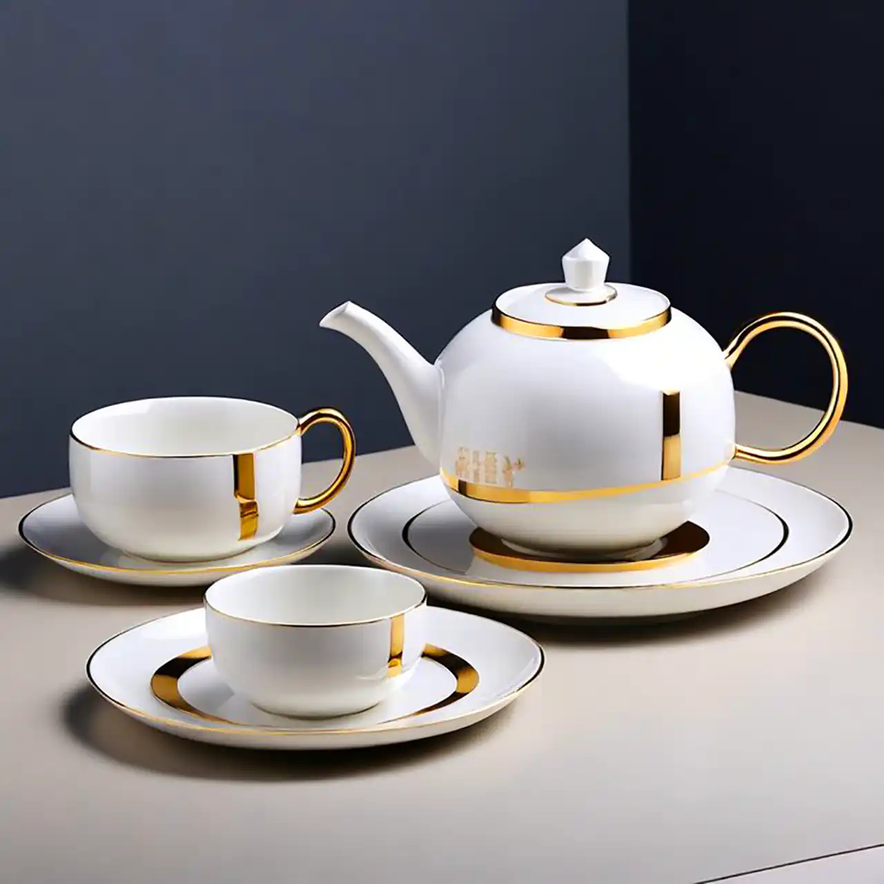 قوری و فنجان چینی شیک