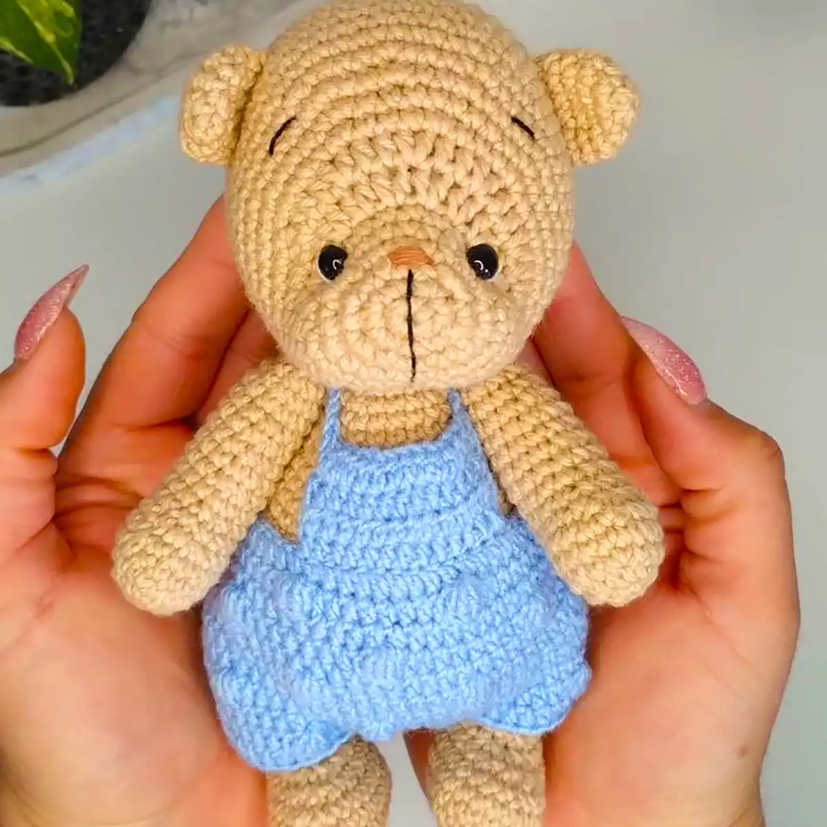خرس بافتنی عروسکی 