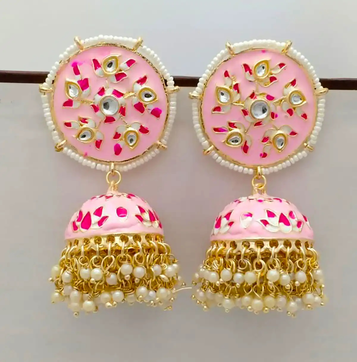 گوشواره هندی خوش رنگ