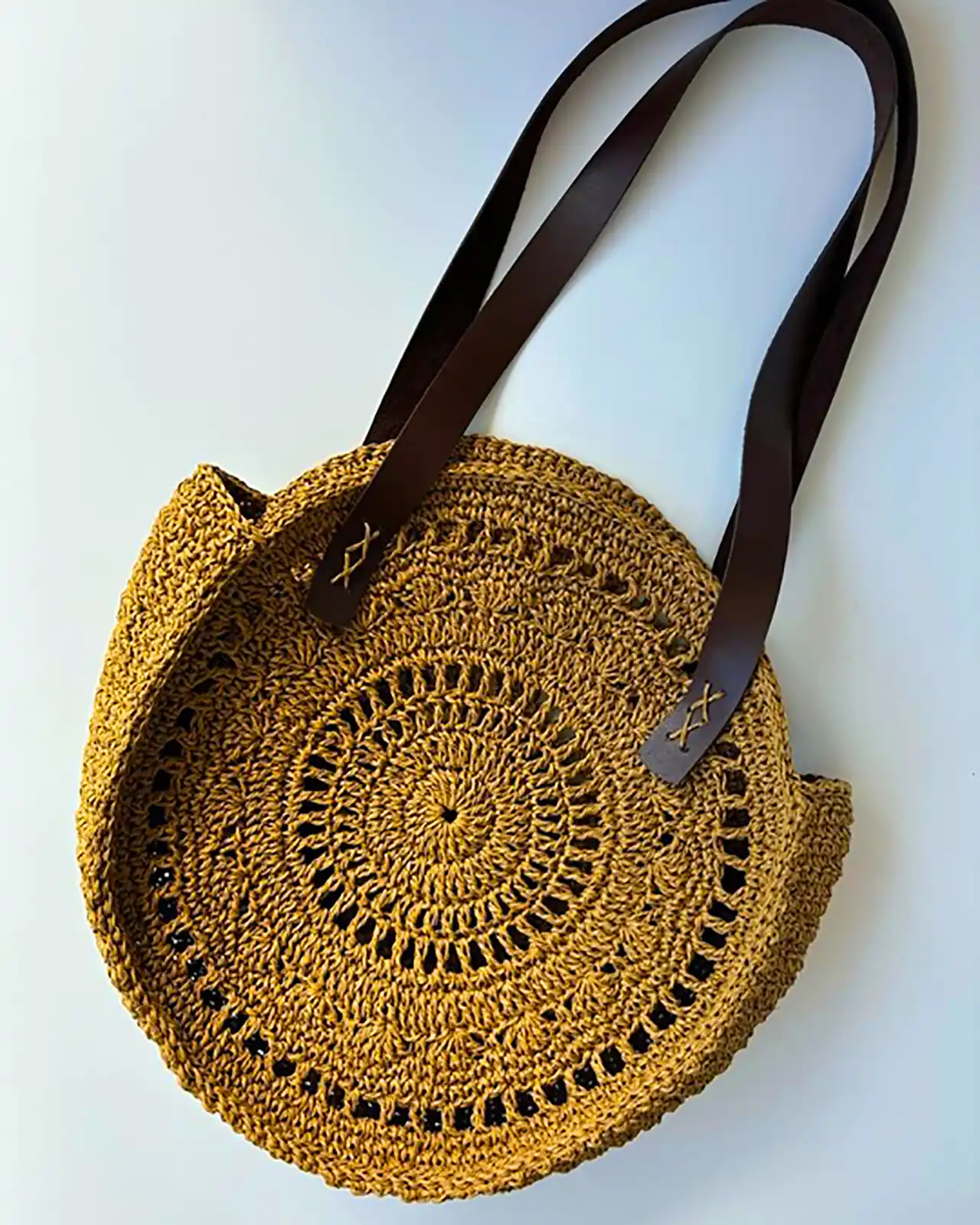 کیف بافتنی شیک نسکافه ای