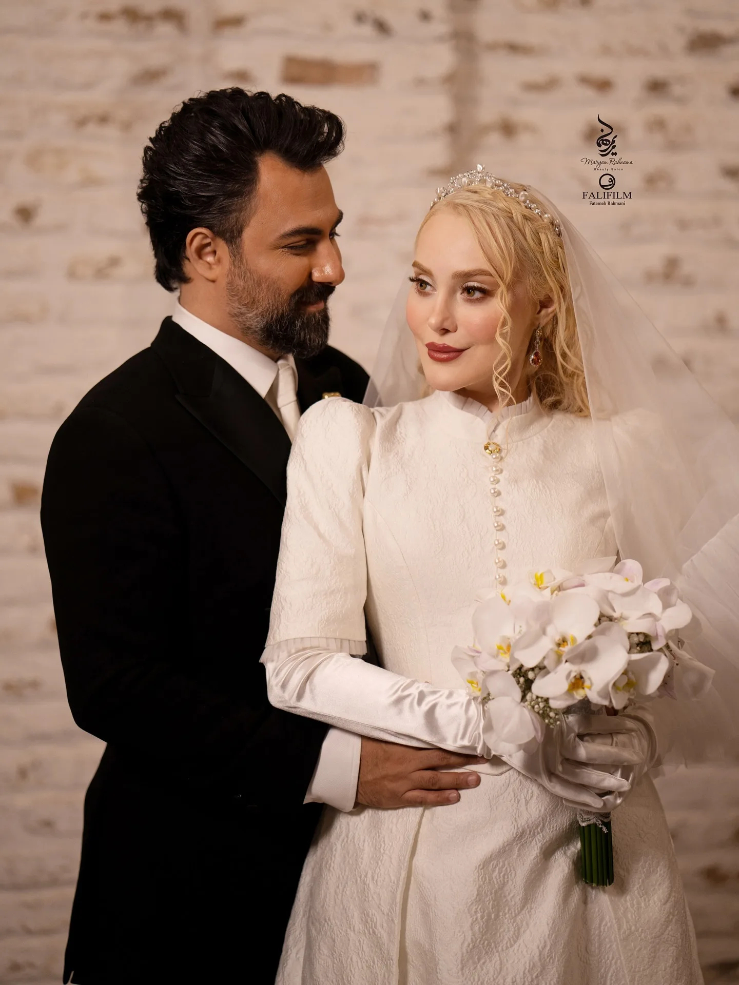 عکس عروسی آرام جعفری و بابک انصاری