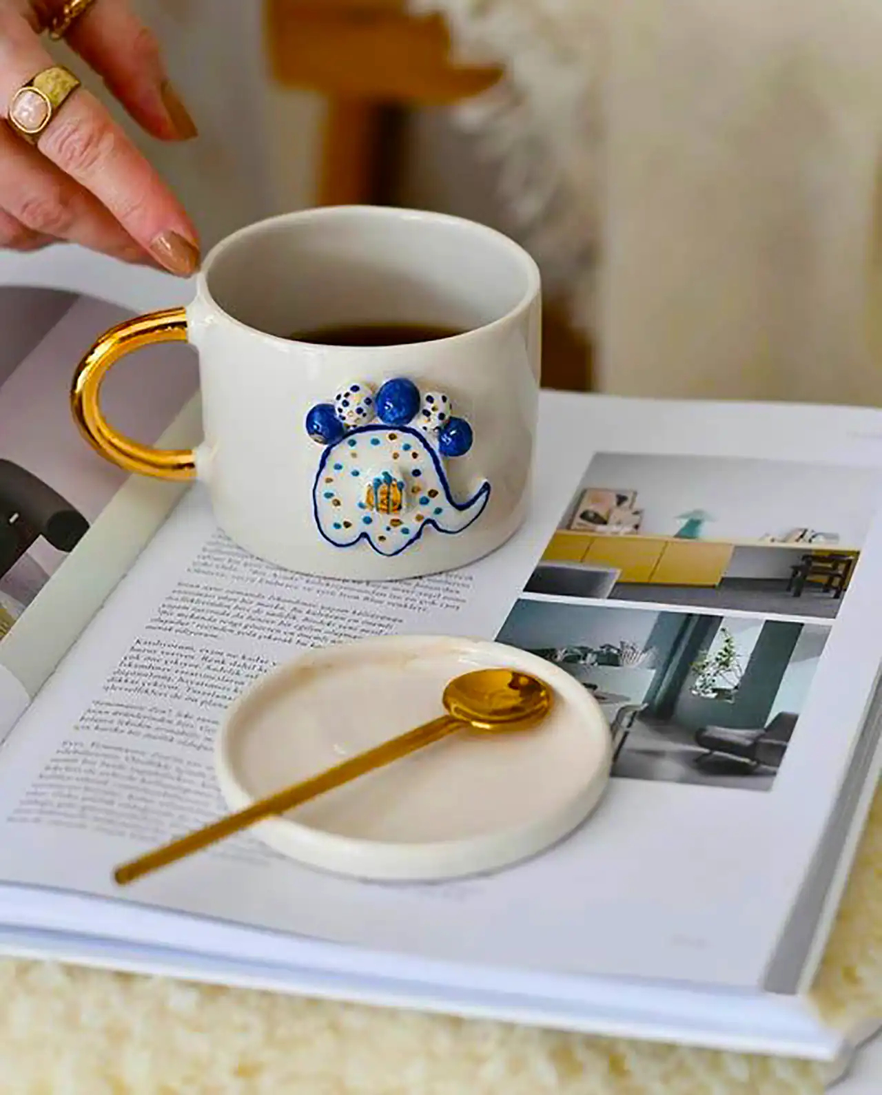 ماگ سرامیکی طرح‌دار فانتزی