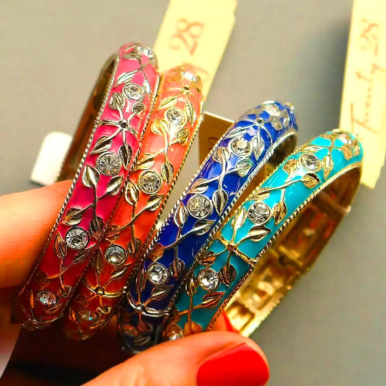 النگوی رنگی فانتزی شیک