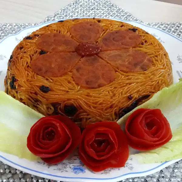 تزیین ماکارونی ساده