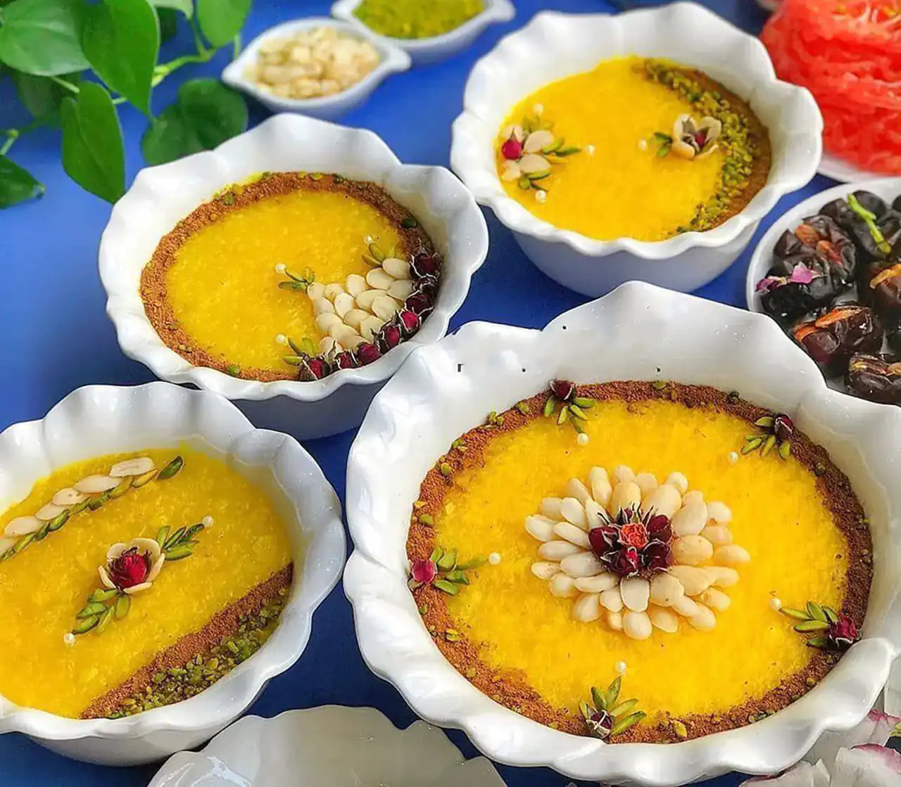 تزیین شله زرد برای ایام فاطمیه + بهترین ایده ها برای تزیین شله زرد برای ایام فاطمیه