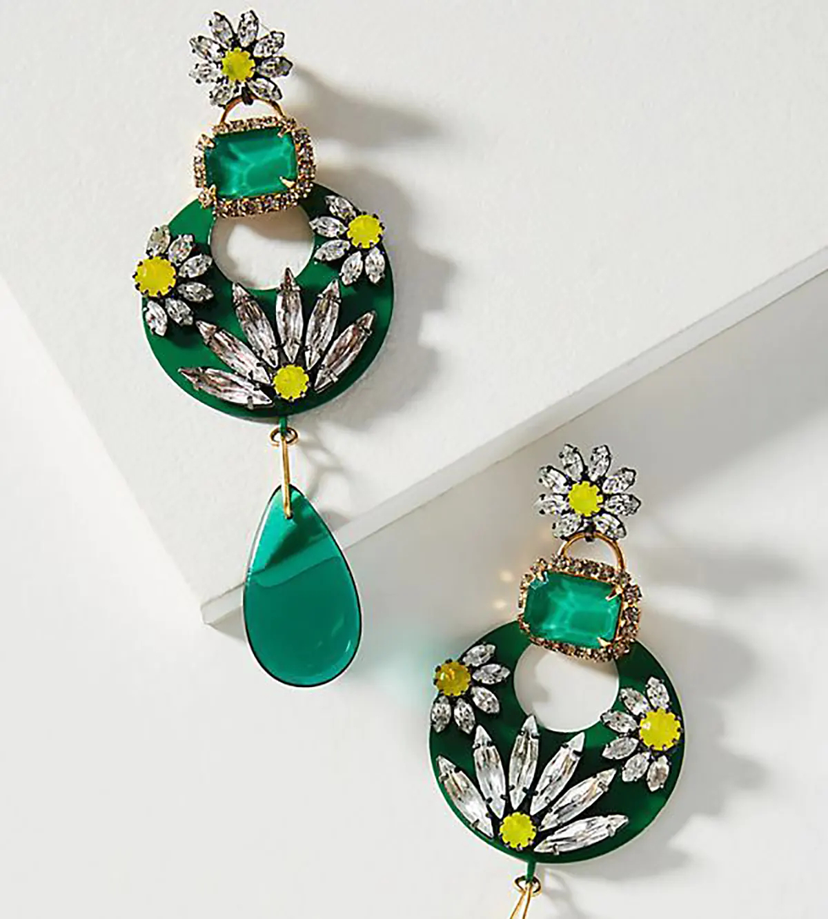 گوشواره طلا آویز ایتالیایی