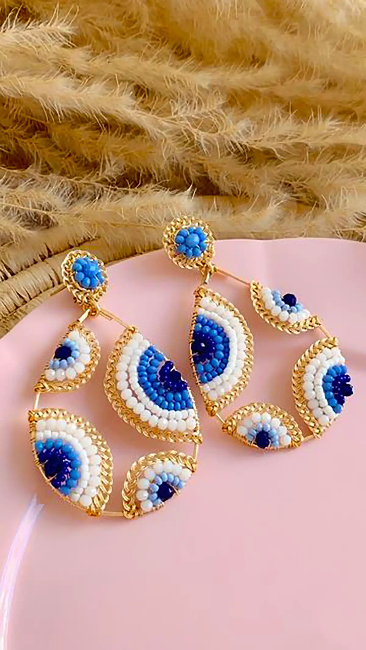 گوشواره چشم نظر دستساز