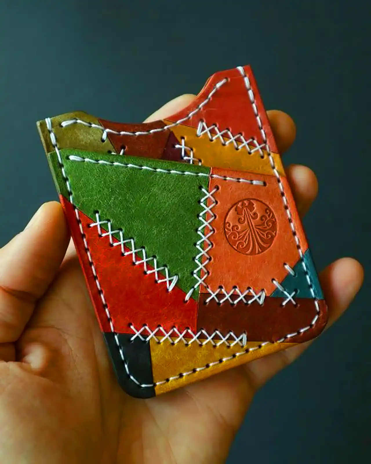 کیف دست دوز چرمی