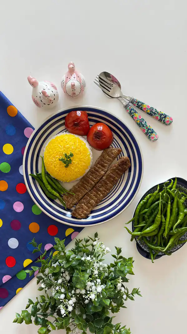 ایده تزیین کباب کوبیده