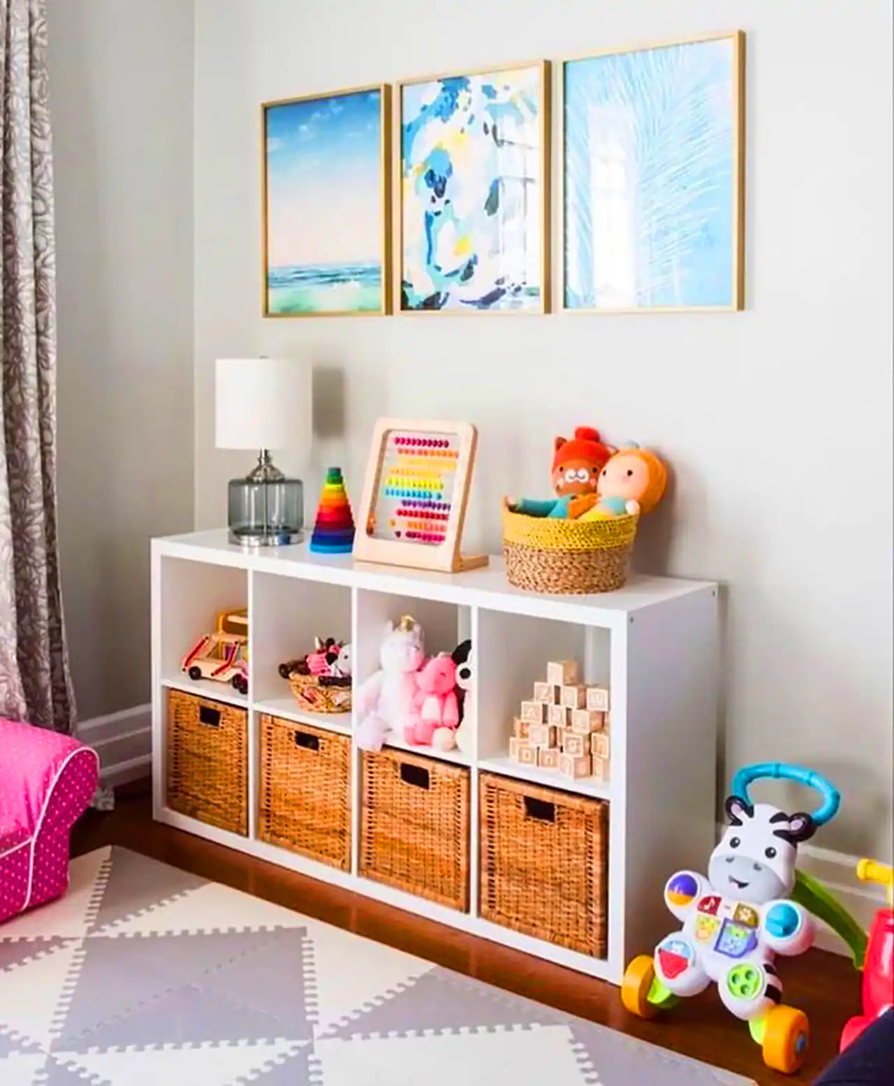 قفسه مینیمال اتاق کودک