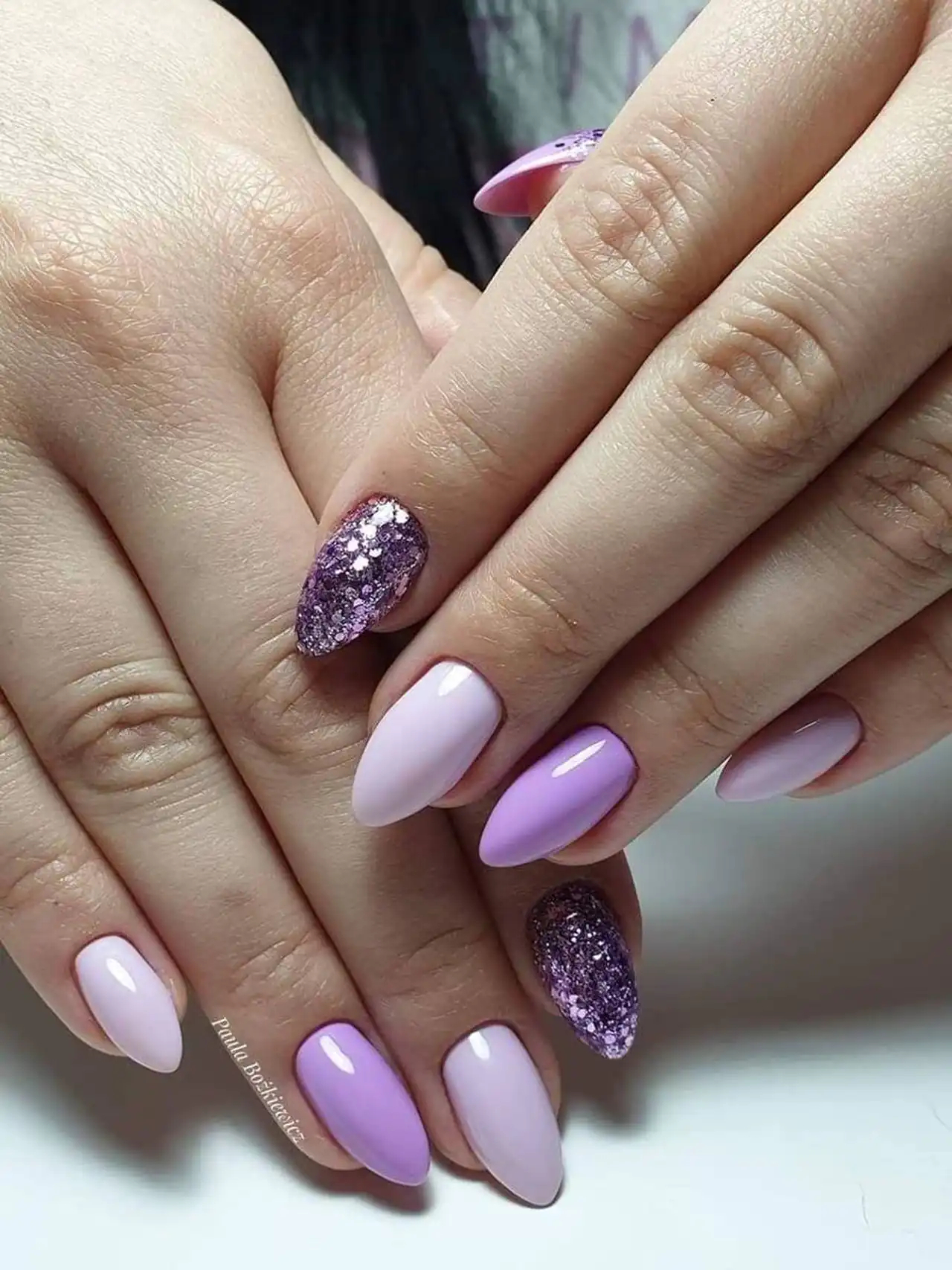 مدل لاک بنفش + زیباترین مدل های لاک بنفش ترند امسال بسیار کیوت و خوشگل