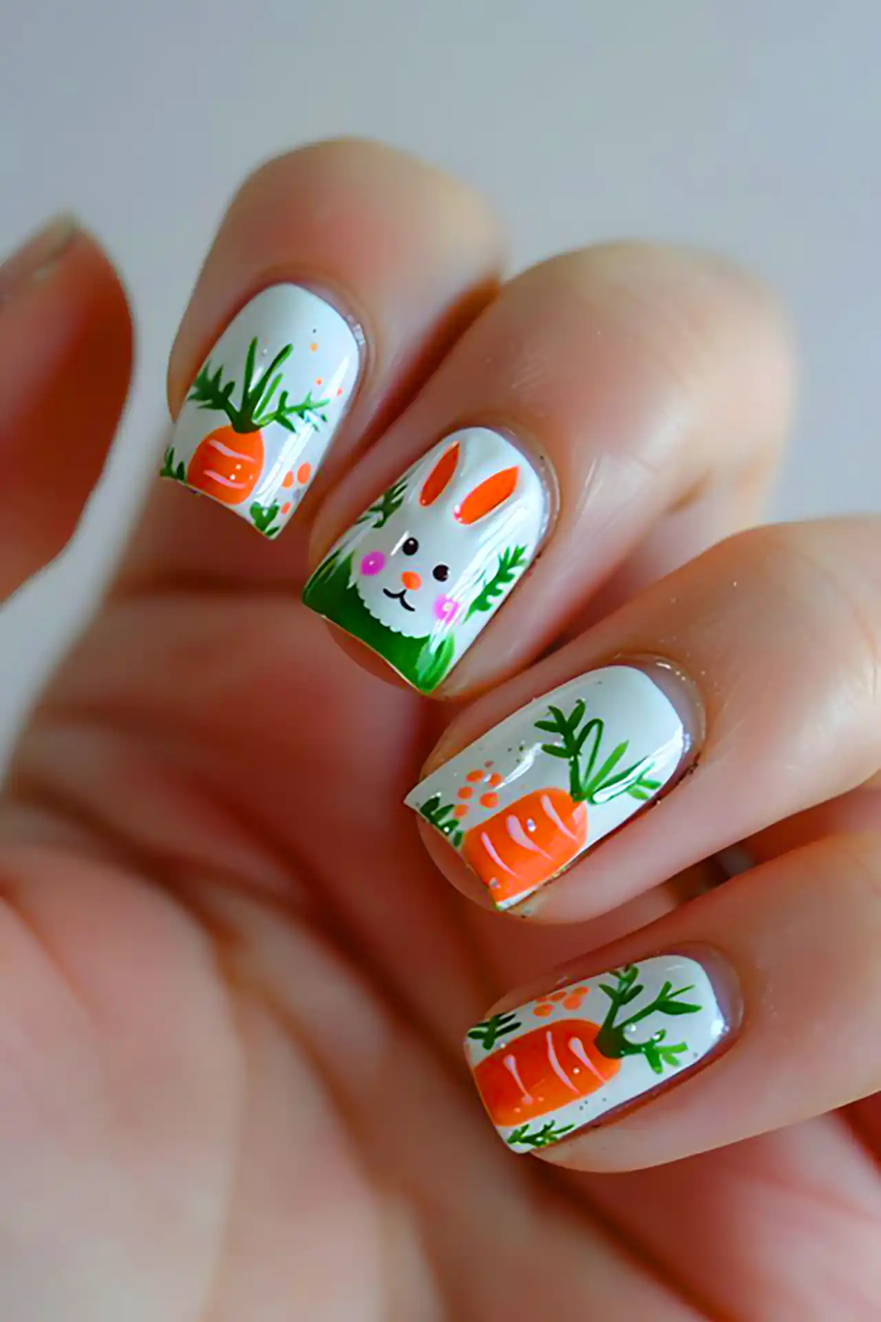 دیزاین ناخن خرگوشی بانمک