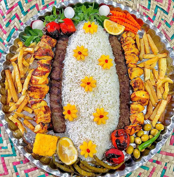 ایده تزیین کباب کوبیده