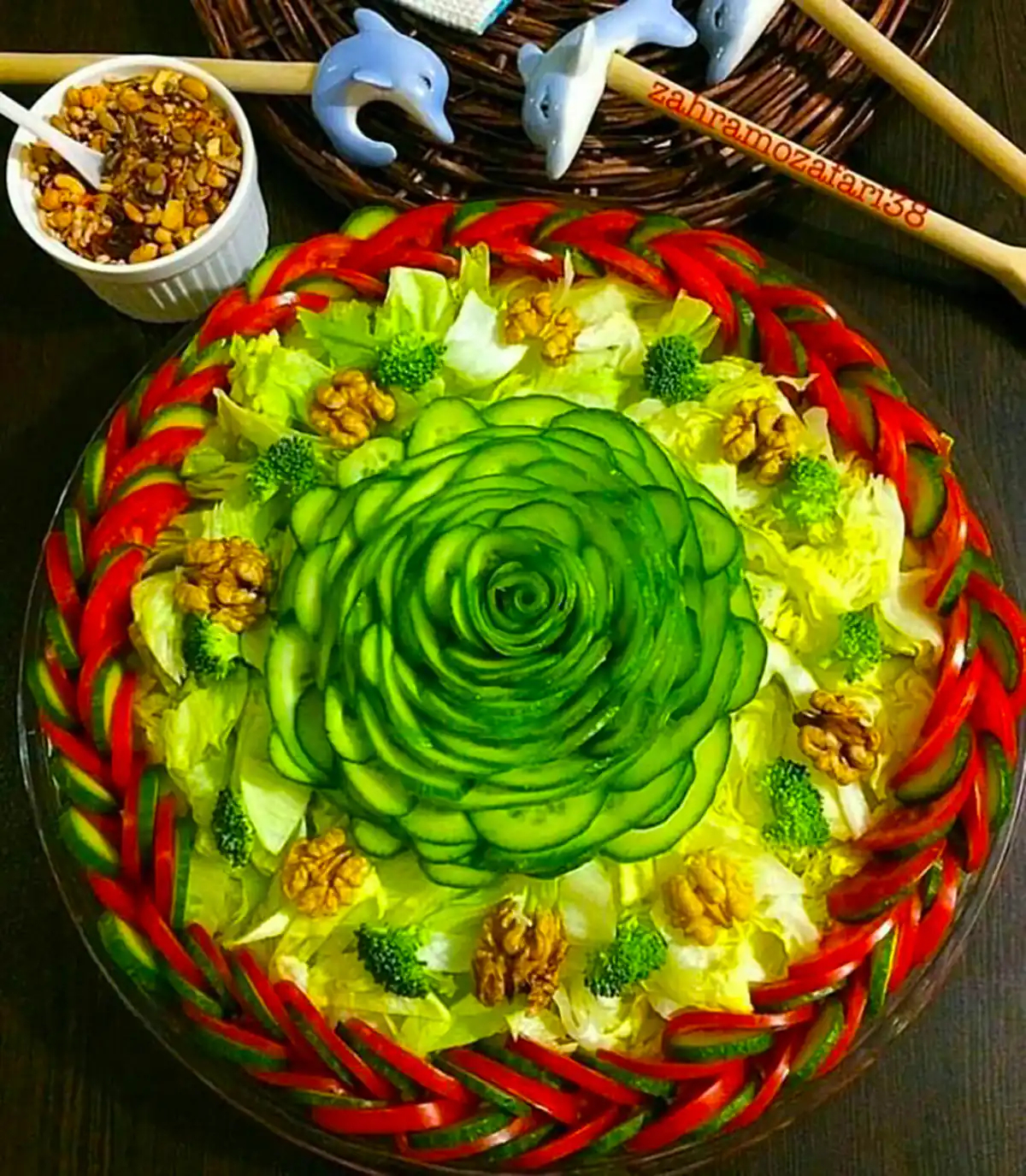 دیزاین رنگی سالاد