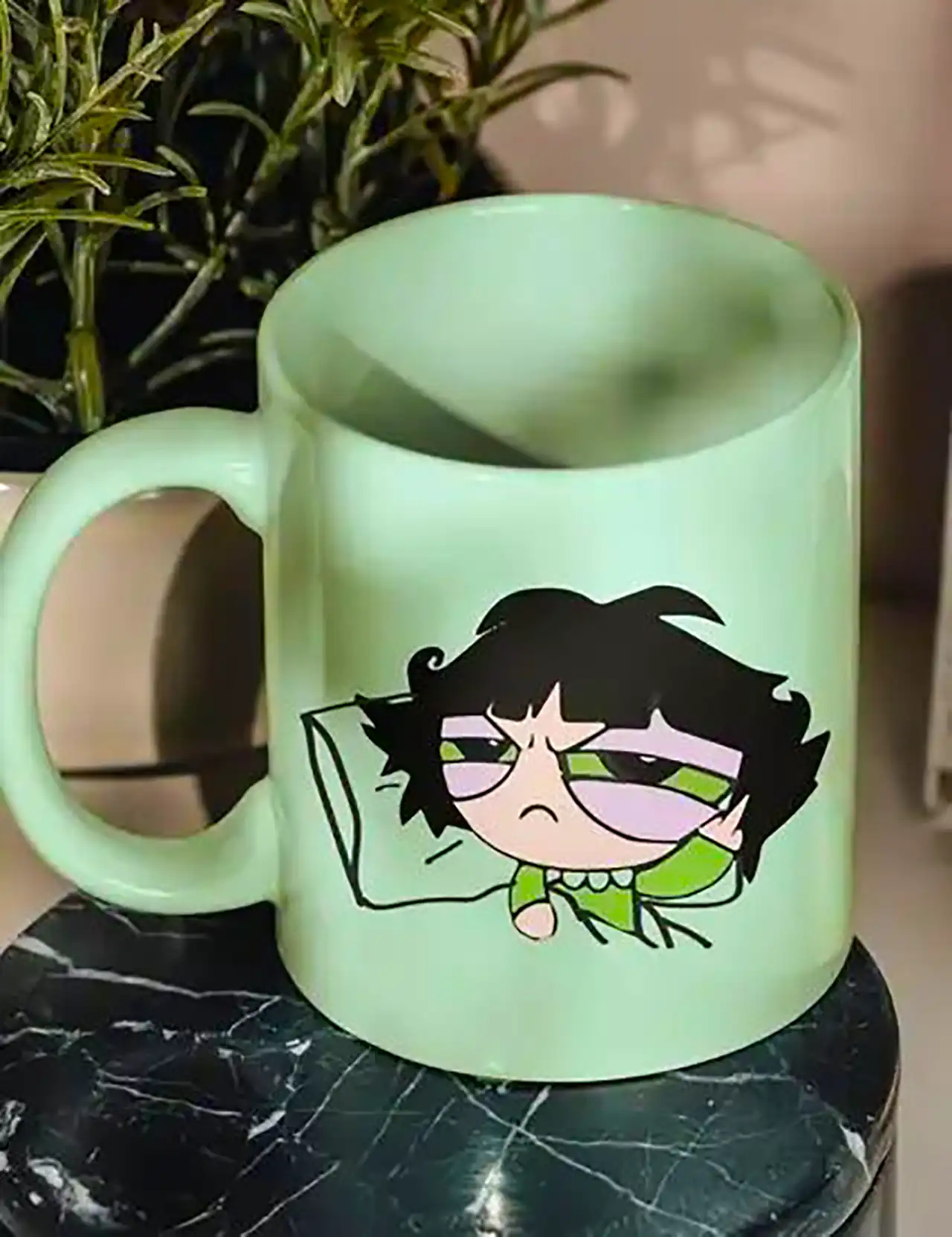 ماگ سرامیکی سبز شیک