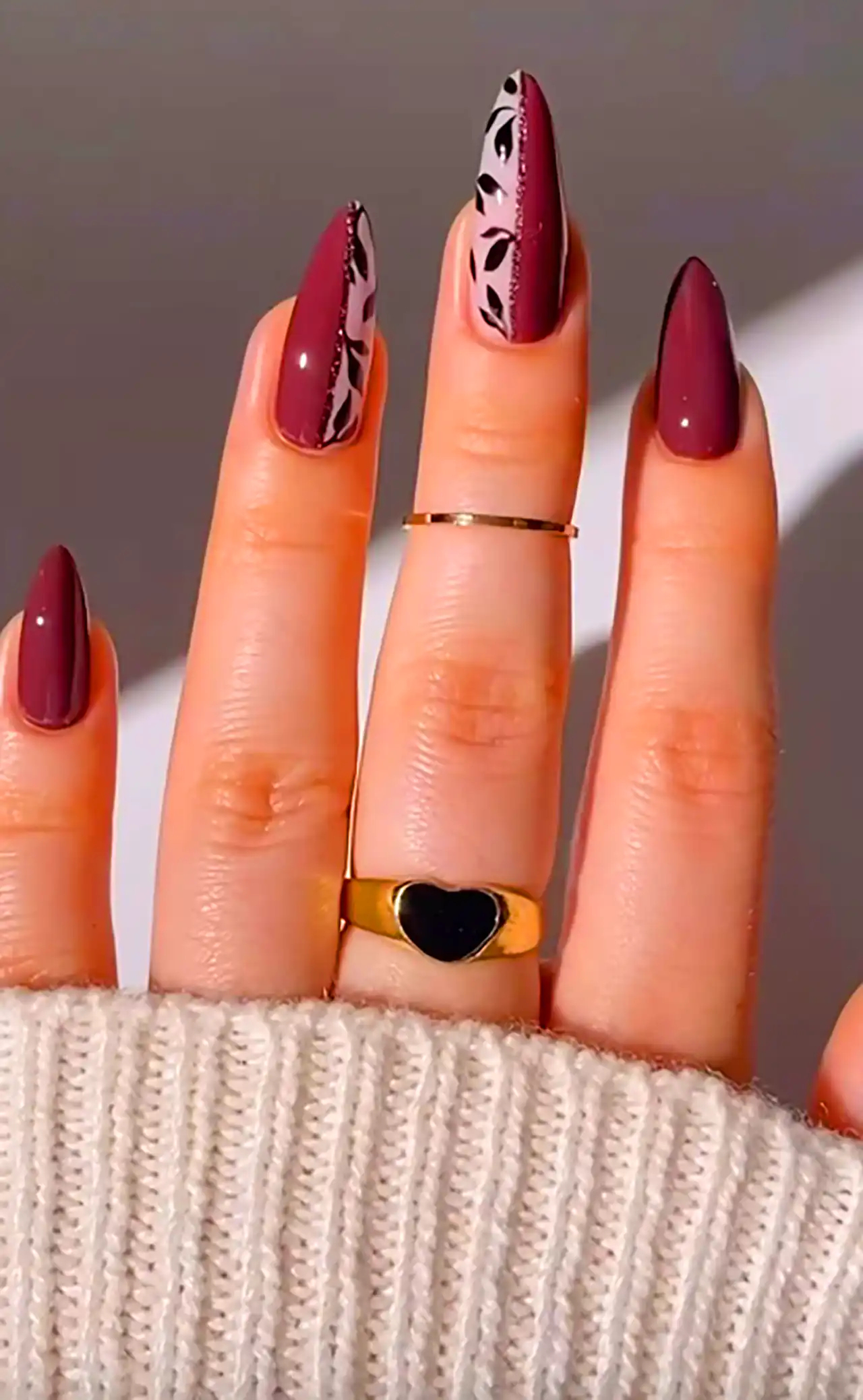 مدل ناخن طرح دار جیگری 