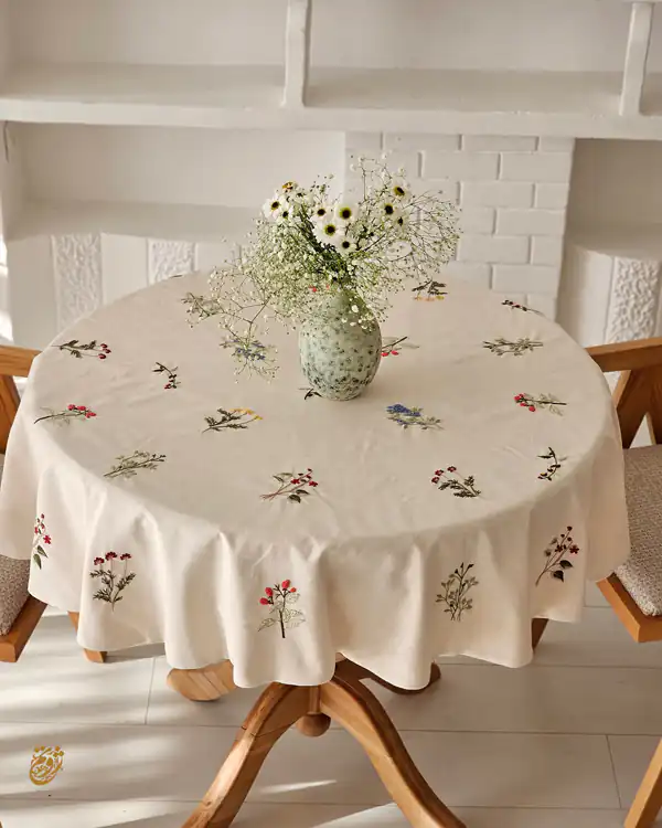 عکس مدل رومیزی ناهار خوری